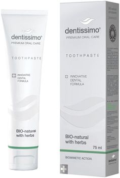 Dentissimo Зубная паста Bio-Natural With Herbs Toothpaste 75мл