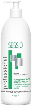 Sessio Кондиционер с кератином для поврежденных, сухих и тусклых волос 500г