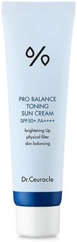 Dr.Ceuracle Солнцезащитный крем Pro-balance toning sun cream SPF 50+ PA ++++ 50 мл