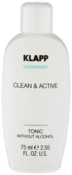 Klapp Clean & active Тоник без спирта, 75 мл