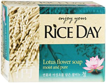 Лион мыло туалетное с экстрактом лотоса Rice day 100г