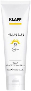 Klapp Солнцезащитный крем для лица IMMUN SUN SPF50 Face Protection Cream 50мл