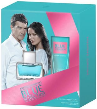 ANTONIO BANDERAS BLUE SEDUCTION Набор Туалетная вода женская 50мл + Лосьон для тела 50мл