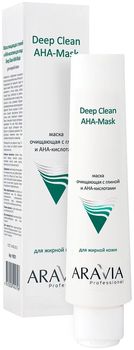 Aravia Маска очищающая с глиной и AHA-кислотами для лица Deep Clean AHA-Mask 100мл