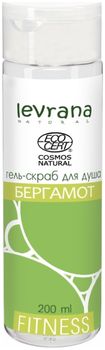 Levrana Гель-скраб для душа Fitness Бергамот 200 мл