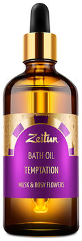 Zeitun Масло для ванны Соблазн, с ароматом Мускуса и Розовых цветов 100 мл