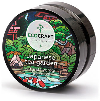 Ecocraft Маска гидрогелевая для лица суперувлажняющая Японский чайный сад, для всех типов кожи 60 мл