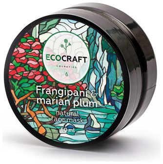 Ecocraft Маска для увлажнения кожи лица Франжипани и марианская слива 60 мл