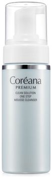 Coreana Premium Cleane solution one step mousse cleaner Очищающий мусс два в одном 150мл