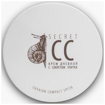 Premium Скини Кушон компакт SPF-20 дневной Secret Cream с секретом улитки 15мл