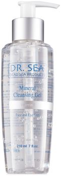 Dr.Sea Очищающий минеральный гель для лица и глаз с витамином Е 210мл [217]