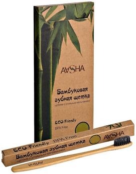 Aasha Зубная щетка Бамбуковая мягкая