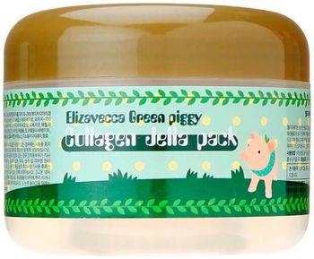 Elizavecca Маска для лица желейная с коллагеном ЛИФТИНГ Green Piggy Collagen Jella Pack 100 мл