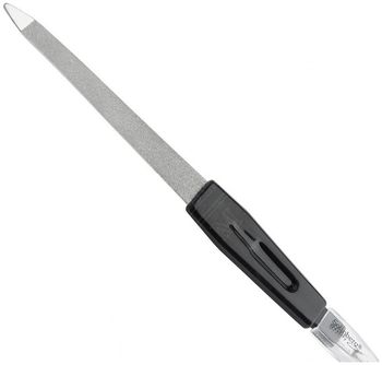 Solinberg 232-006 пилка металлическая алмазное покрытие пластиковая ручка с триммером,16см