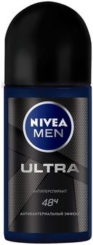 Nivea Men для мужчин дезодорант ролик Ультра Карбон 50мл
