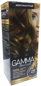 Gamma Perfect Color Стойкая крем-краска для волос 7.0 жемчужно-русый 50г
