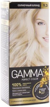 Gamma Perfect Color Стойкая крем-краска для волос 9.3 солнечный блонд 50г