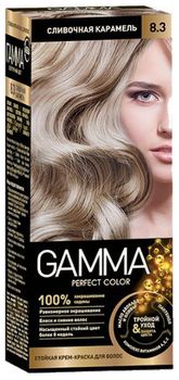Gamma Perfect Color Стойкая крем-краска для волос 8.3 сливочная карамель 50г