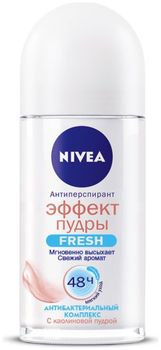 Nivea дезодорант ролик эффект пудры fresh 50мл