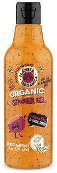 Планета органика Skin super food Гель для душа Маракуйя и семена базилика Антиоксидантный 250мл