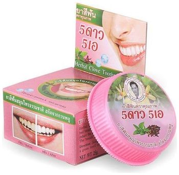 5 Star Cosmetic Травяная зубная паста с экстрактами Гуавы и Гвоздики 25г
