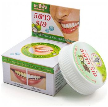 5 Star Cosmetic Травяная зубная паста с экстрактом Кокоса 25г