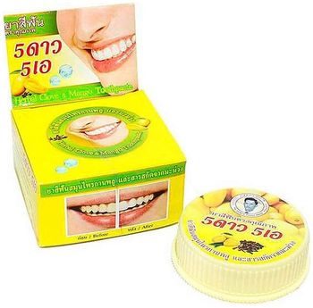 5 Star Cosmetic Травяная зубная паста с экстрактом Манго 25г