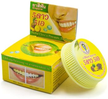 5 Star Cosmetic Травяная зубная паста с экстрактом Ананаса 25г