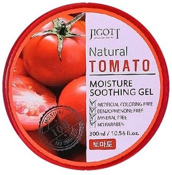 Jigott Natural увлажняющий успокаивающий гель с экстрактом томата 300мл
