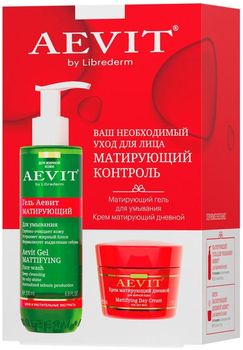 Aevit by Librederm Набор для ухода за лицом Матирующий контроль (гель 200мл, крем 50мл)