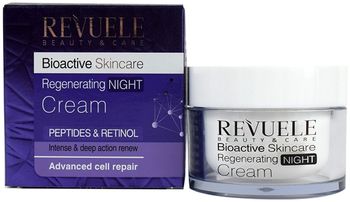 Revuele Bioactive skincare Peptides&Retinol Крем-уход для лица ночной регенерирующий 50мл