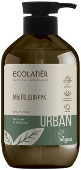 Ecolatier Urban Жидкое мыло для рук базилик и жожоба 400 мл