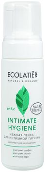 Ecolatier Нежная пенка для интимной гигиены Intimate Hygiene с экстрактами шалфея и хлопка 150 мл