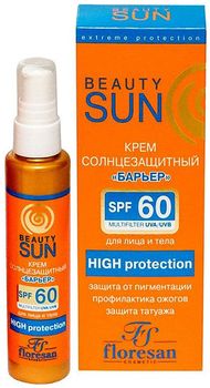 Флоресан Beauty sun Солнцезащитный крем Барьер SPF60 75мл