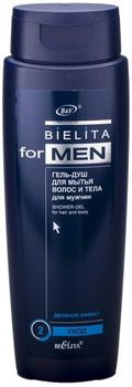 Белита For Men Гель-душ для волос и тела 400мл