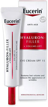 Eucerin Hyaluron-filler+Volume-lift крем для ухода за кожей вокруг глаз 15мл