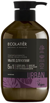 Ecolatier Urban Жидкое мыло для рук Базилик кухонное 600мл