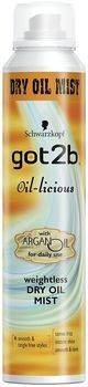 Got2b Oil-licious с маслом Аргана легкое масло для волос 200мл
