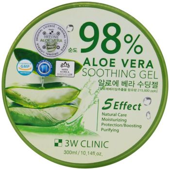 3W Clinic Гель универсальный АЛОЭ Aloe Vera Soothing Gel 98% 300мл