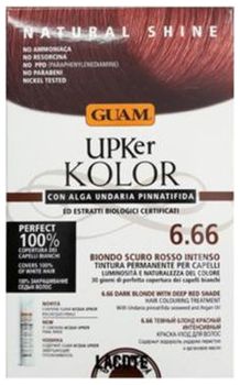Guam Upker Kolor Краска для волос Темный блонд красный интенсивный 6.66