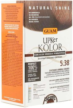 Guam Upker Kolor Краска для волос Светло-каштановый янтарный 5.38