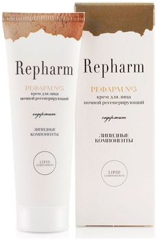Repharm крем для лица ночной регенерирующий рефарм №5 50г