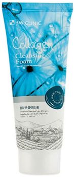 3W Clinic Пенка для умывания натуральная Коллаген Collagen Foam Cleansing 100мл