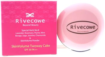 Rivecowe Beyond Beauty Пудра для лица SkinVolume Twoway Cake SPF 30 РА++ (23), средний бежевый 12 г