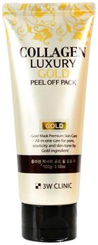 3W Clinic Collagen & Luxury Goldpeel off pack Маска-пленка для лица 100 г