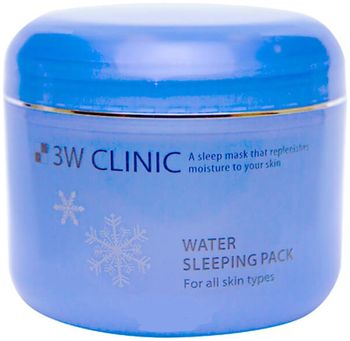 3W Clinic Маска для лица ночная Увлажнение Water Sleeping pack 100мл