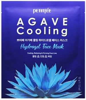 Petitfee Маска для лица гидрогелевая Агава Agave Cooling Hydrogel Face Mask 32г