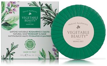 Vegetable Beauty натуральное мыло розмарин и шалфей 100 г