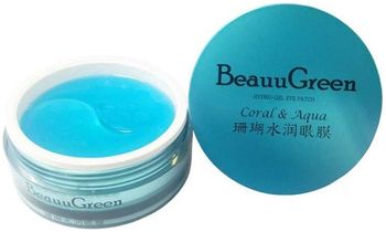 BeauuGreen Гидрогелевые патчи для кожи вокруг глаз Coral& Aqua Hydrogel Eye Patch 60шт