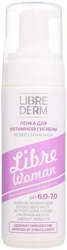 Либридерм Libre Woman Пенка для интимной гигиены в период менопаузы pH 6,0-7.0 160мл